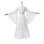 Lord of the RIngs Elf Queen Galadriel Costume - White Lace Dress Elf Queen Galadriel Cosplay