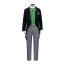 Black Butler Violet Gregory Costume - Green Vest Coat Pants Shirt Set Gregory Violet Cosplay