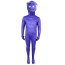 IF Movie Blue Costume - Bodysuit Mask Blue Cosplay