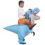 Jurassic World Riding Allosaurus Dinosaur Inflatable Costume - Riding Allosaurus Dino Cosplay