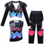 Girls K-Pop Demon Hunters Mira Costume - Black Yellow Jacket Shirt Pants Set Mira Cosplay