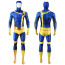 X-Men 97 Cyclops Costume - Yellow Blue Bodysuit Set Cyclops Cosplay