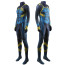 X-Men Blue Cyclops Costume - Blue Black Bodysuit Cyclops Cosplay