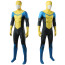Invincible Comic Style Original Suit Costume - Yellow Black and Blue Comic Style Bodysuit Invincible Cosplay