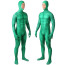 Superhero Green Morph Suit Costume - Muscle Bodysuit Mask Green Morph Suit Cosplay