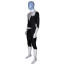 Marvel Puzzle Quest Northstar Jean-Paul Beaubier Costume - Black & White Bodysuit Northstar Cosplay
