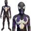 Super Hero Secret Wars Spider-Man Symbiote Suit Costume - Purple Bodysuit Mask Spider Man Cosplay