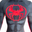 Spider-Man Across the Spider-Verse Miles Morales Suit Costume - Blue Muscle Pattern Bodysuit Mask Spider-Man Cosplay