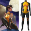 Vixen the Movie Mari McCabe Black & Yellow Animated Pattern Bodysuit Vixen Cosplay