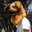 Brown Dog Furry Mask - Brown Dog Cosplay Costume Mask Prop
