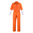 Morbius Prison Costume - Orange Jumpsuit White Shirt Set Morbius Cosplay