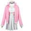 Goddess of Victory: Nikke Viper Costume - White Pink Coat Skirt Full Set Nikke Viper Cosplay