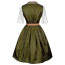 German Oktoberfest Costume - Green Dirndl Dress Oktoberfest Cosplay