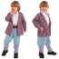 Kids Wonka 2023 Oompa Loompa Costume - Stripe Coat Pants Set Oompa Looma Cosplay