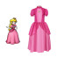 Princess Peach Costume - Girls Pink Nintendo Super Mario Brothers Princess Peach Cosplay