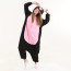 Kids Pink Black Pig Costume - Onesie Jumpsuit Pink Black Pig Cosplay