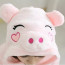 Kids Pink Pig Costume - Onesie Jumpsuit Pink Pig Cosplay