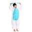 Kids White Blue Rabbit Costume - Onesie Jumpsuit Blue Rabbit Cosplay