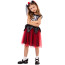 Girls Skeleton Costume - Red Black Tutu Dress Skeleton Cosplay