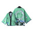 Demon Slayer Tanjiro Costume - Green Dance of Water and Fire Kimono Jacket Tanjiro Cosplay