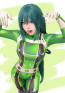 My Hero Academia Tsuyu Asui Wig - Tsuyu Asui Cosplay Costume Wig Prop