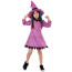Girls Purple Witch Costume - Dress Hat Purple Witch Cosplay
