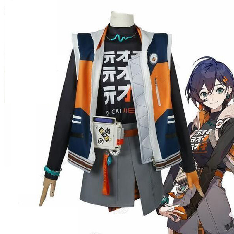 Zenless Zone Zero Belle Costume - Skirt Shirt Jacket Set Belle Cosplay