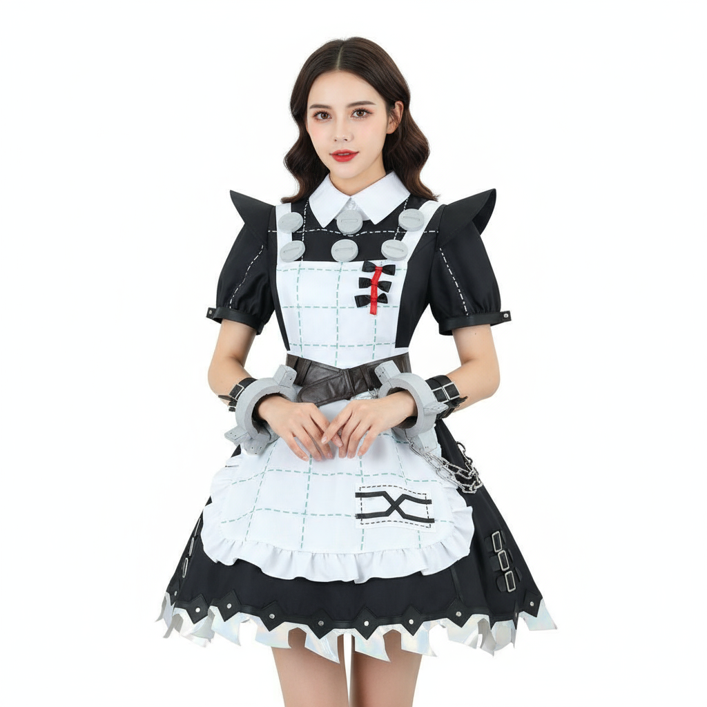 Zenless Zone Zero Corin Wickes Costume - Black & White Maid Dress Corin Wickes Cosplay