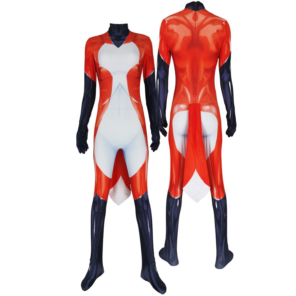 Rena Rouge Miraculous Ladybug Lycra Cosplay Costume