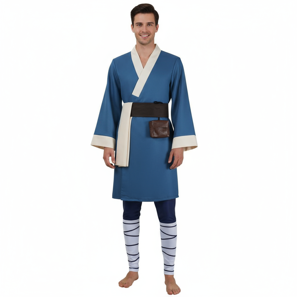 Boruto Naruto Mitsuki Costume - Blue Coat Pants Accessories Set Mitsuki Cosplay