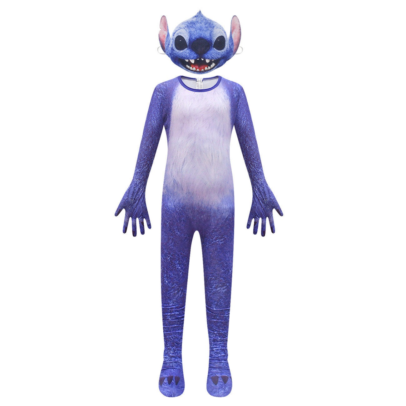 Kids Lilo and Stitch Movie 2025 Stitch Costume - Bodysuit Mask Stitch Cosplay