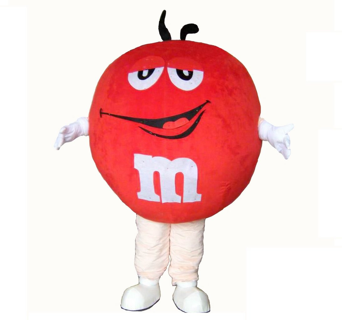 Giant Red M&M Mascot Costume
