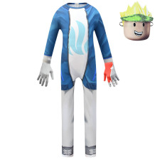 Blue Jacket Roblox Lycra Cosplay Costume