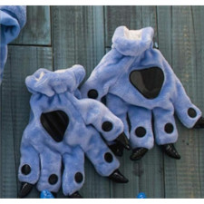 Blue Monster Gloves Prop - Blue Monster Costume Cosplay Prop