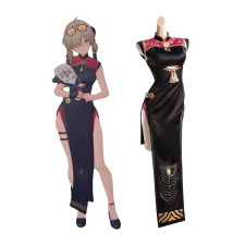 Zenless Zone Zero NPC Sweety Costume - Black Red Dress Zenless NPC Cosplay