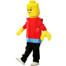 Kids Lego Brick Man Costume - Shirt Mask Set Brickman Cosplay