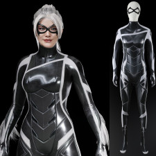 Spider-Man 2 Black Cat Felicia Hardy Costume - Black Bodysuit Black Cat Felicia Hardy Cosplay