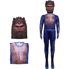 Kids Black Myth: Wukong Old Monk Costume - Bodysuit Wukong Old Monk Cosplay