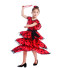 Girls La Senorita Spanish Flamenco Dress Costume