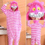 Kids Cheshire Cat Costume - Onesie Jumpsuit Cheshire Cat Cosplay