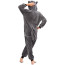 Kids Grey Dog Costume - Onesie Jumpsuit Grey Dog Cosplay