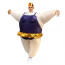Purple Dress Ballet Dancer Inflatable Costume