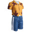 Kids Lilo and Stitch Jumba Jookiba Costume - Yellow Shirt Shorts Jumba Cosplay