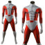 Teen Titans Beast Boy Retro 80s Costume - Red White Bodysuit Beast Boy Cosplay