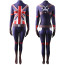 Marvel What If Captain Carter Peggy Carter Lycra Cosplay Costume