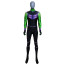 Young Avengers Hulkling Theodore Rufus Altman Costume - Black Green Bodysuit Hulkling Cosplay