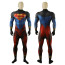 Teen Titans Superboy Kon-El Costume - Navy Red Black Shoulder Darker Tone Bodysuit Conner Superboy Cosplay