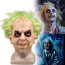 Beetlejuice Deluxe Injection Trick Or Treat Mask - Beetlejuice Cosplay Costume Mask Prop