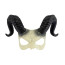 Demon Devil Ram Horns Beast Mask Prop - Devil Ram Horns Cosplay Costume Mask