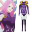 One Piece Jewelry Bonney Costume - Purple Bodysuit Set Jewelry Bonney Cosplay